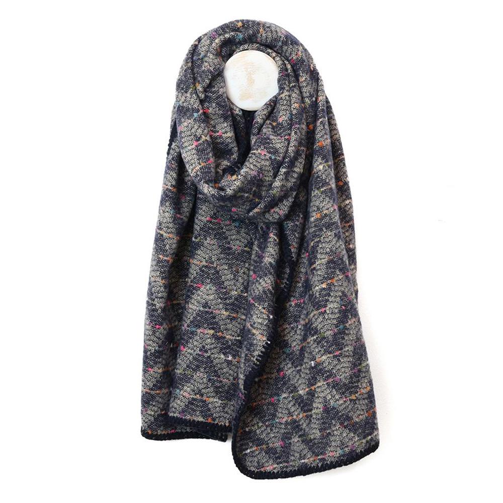 Peace of Mind Tara Chevron Weave Scarf